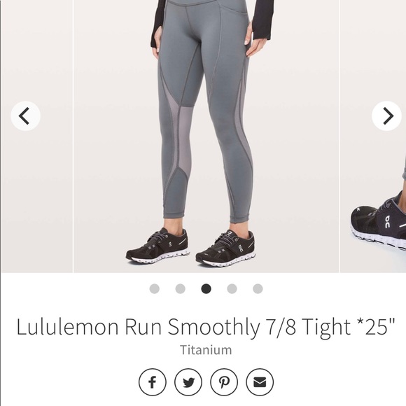 lululemon run smoothly tight